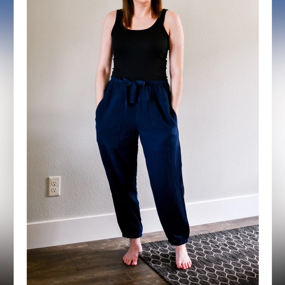 Madewell Lightspun Double-Layered Cotton Gauze Joggers